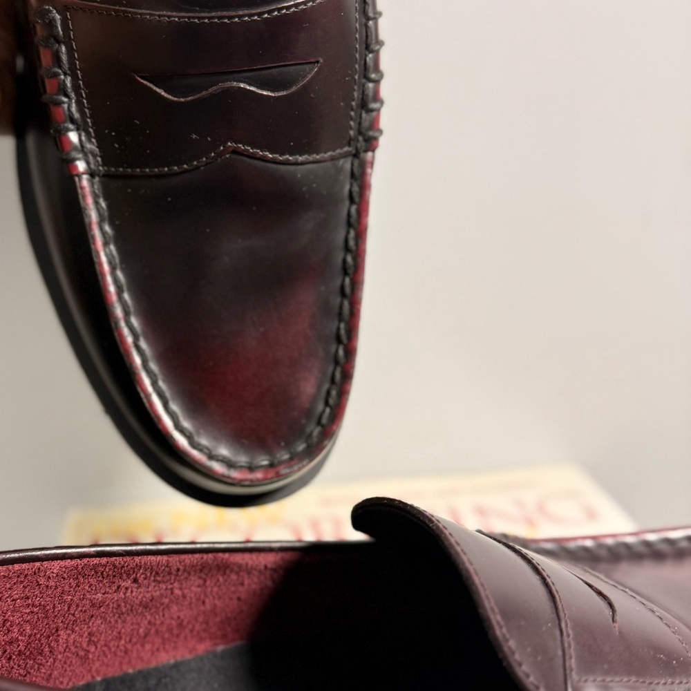 Rockport Size 9.5 Men’s Classic Burgundy Leather Loafers - Picture 9 of 15